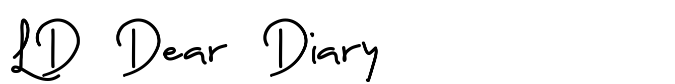LD Dear Diary